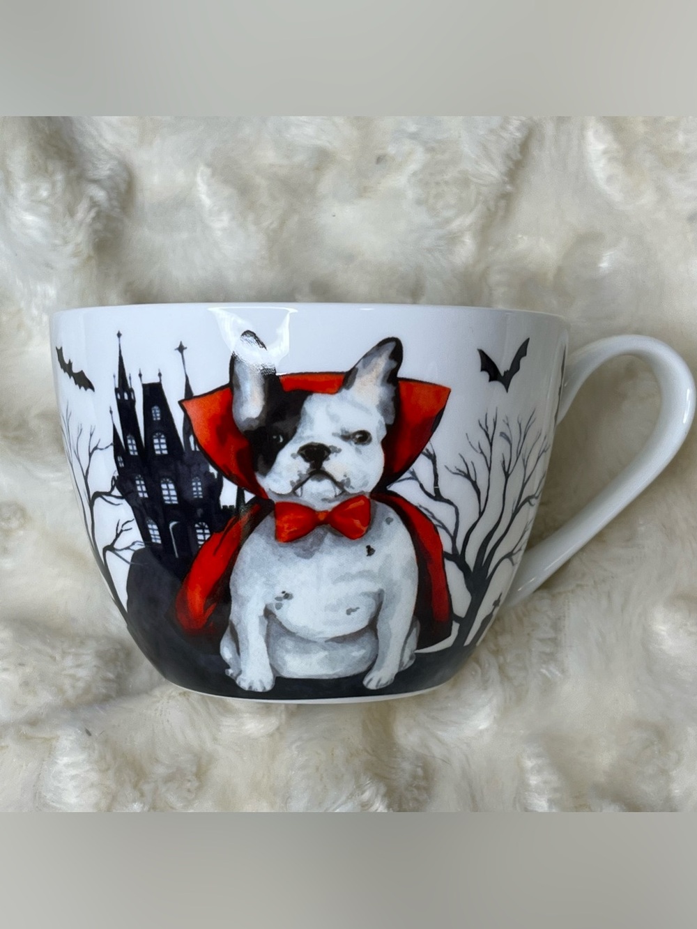 Portobello By Design "Count Dogula" French Bulldog Halloween Mug